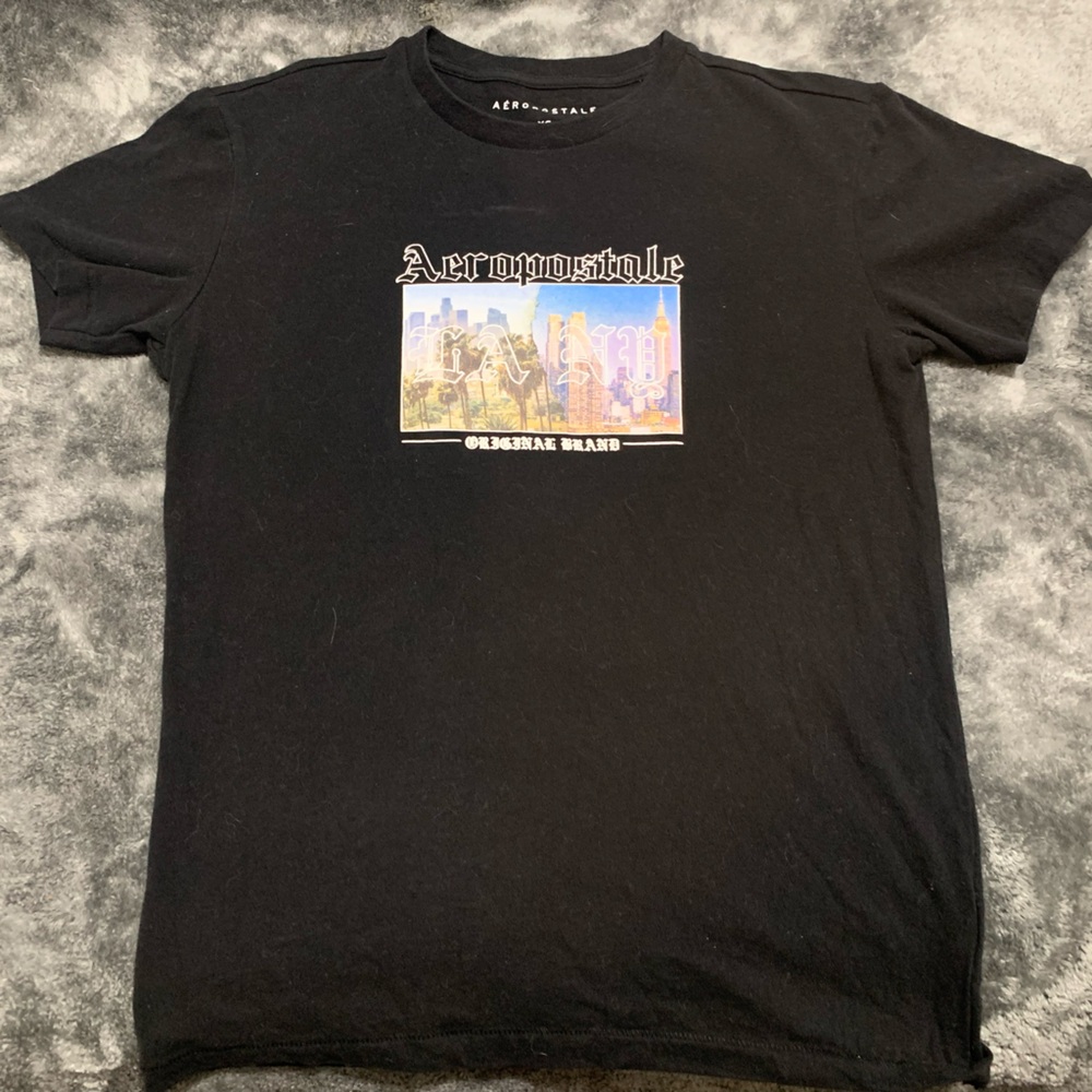 Black Aeropostale shirt in the size extra small